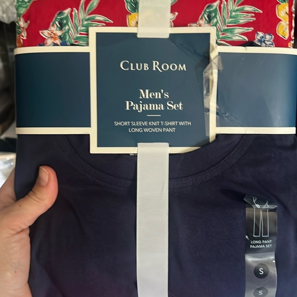 club room men’s pajamas set